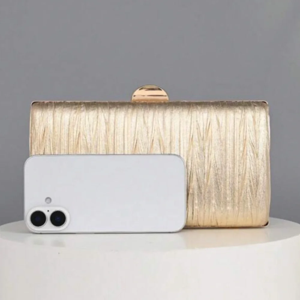 Elegant Gold Evening Clutch